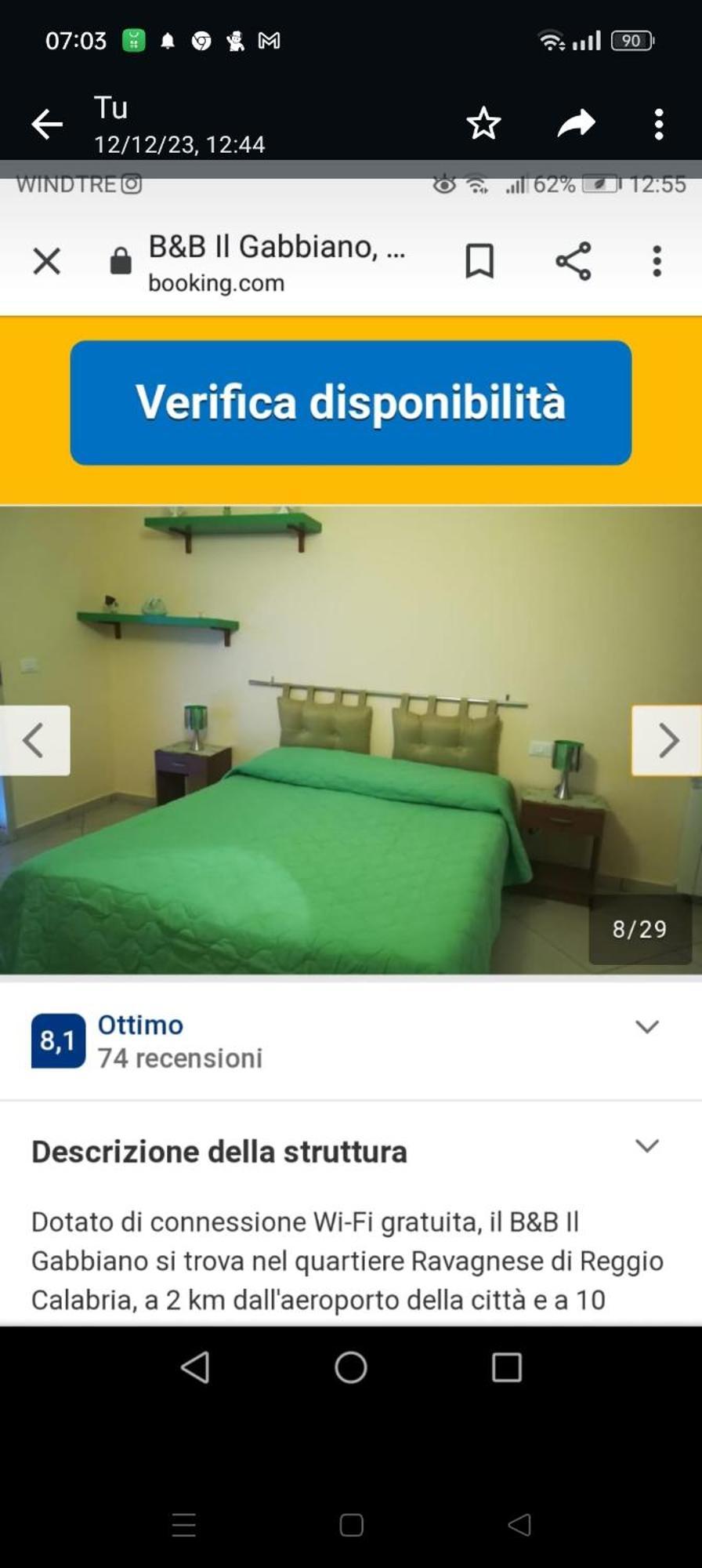 B&B Il Gabbiano Реджо-Калабрія Екстер'єр фото